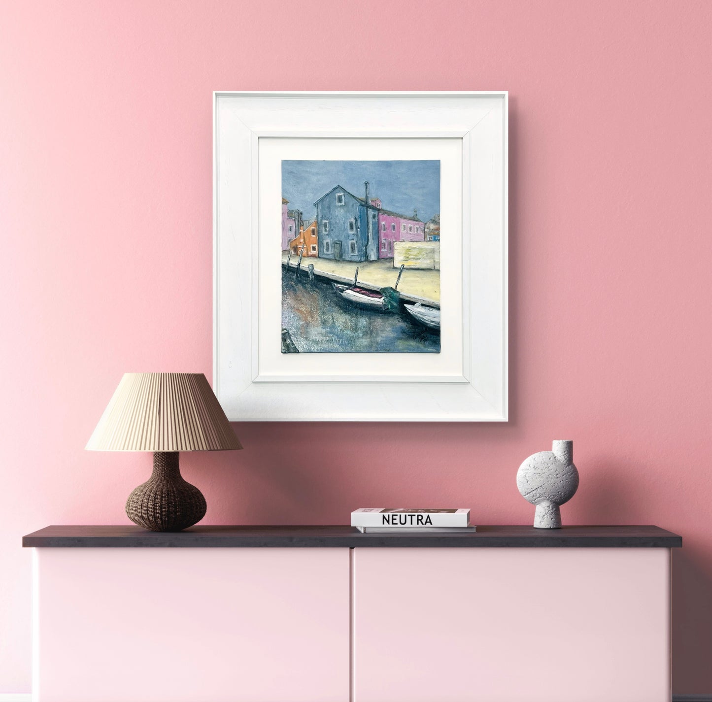 Burano on  a Foggy Day