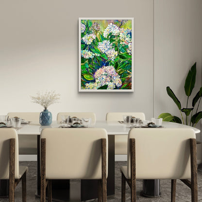 White Hydrangeas