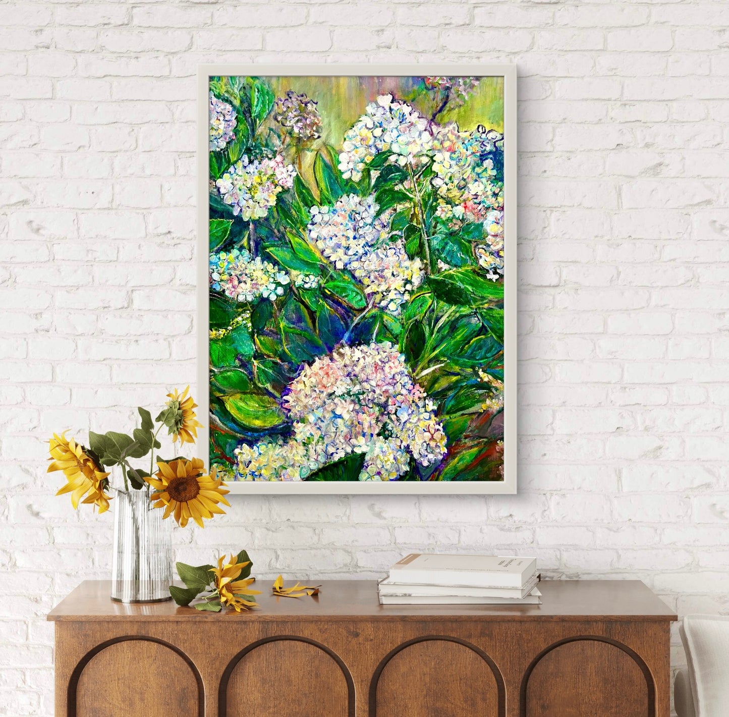 White Hydrangeas