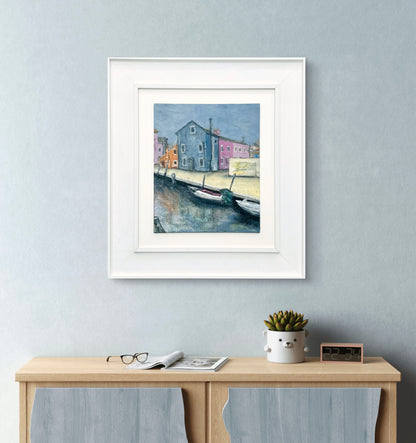 Burano on  a Foggy Day