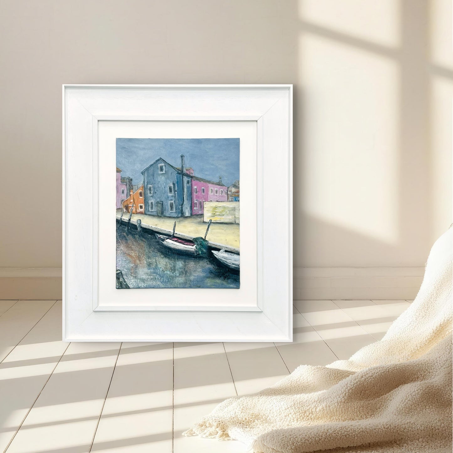 Burano on  a Foggy Day