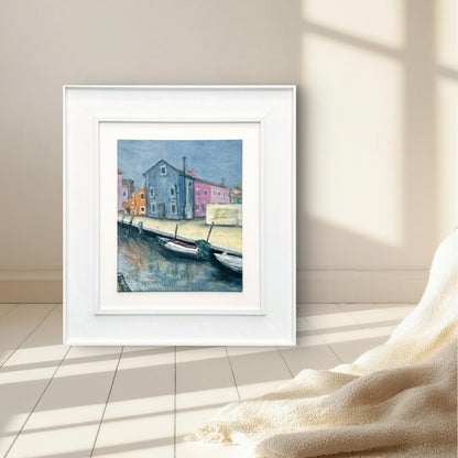 Burano on  a Foggy Day