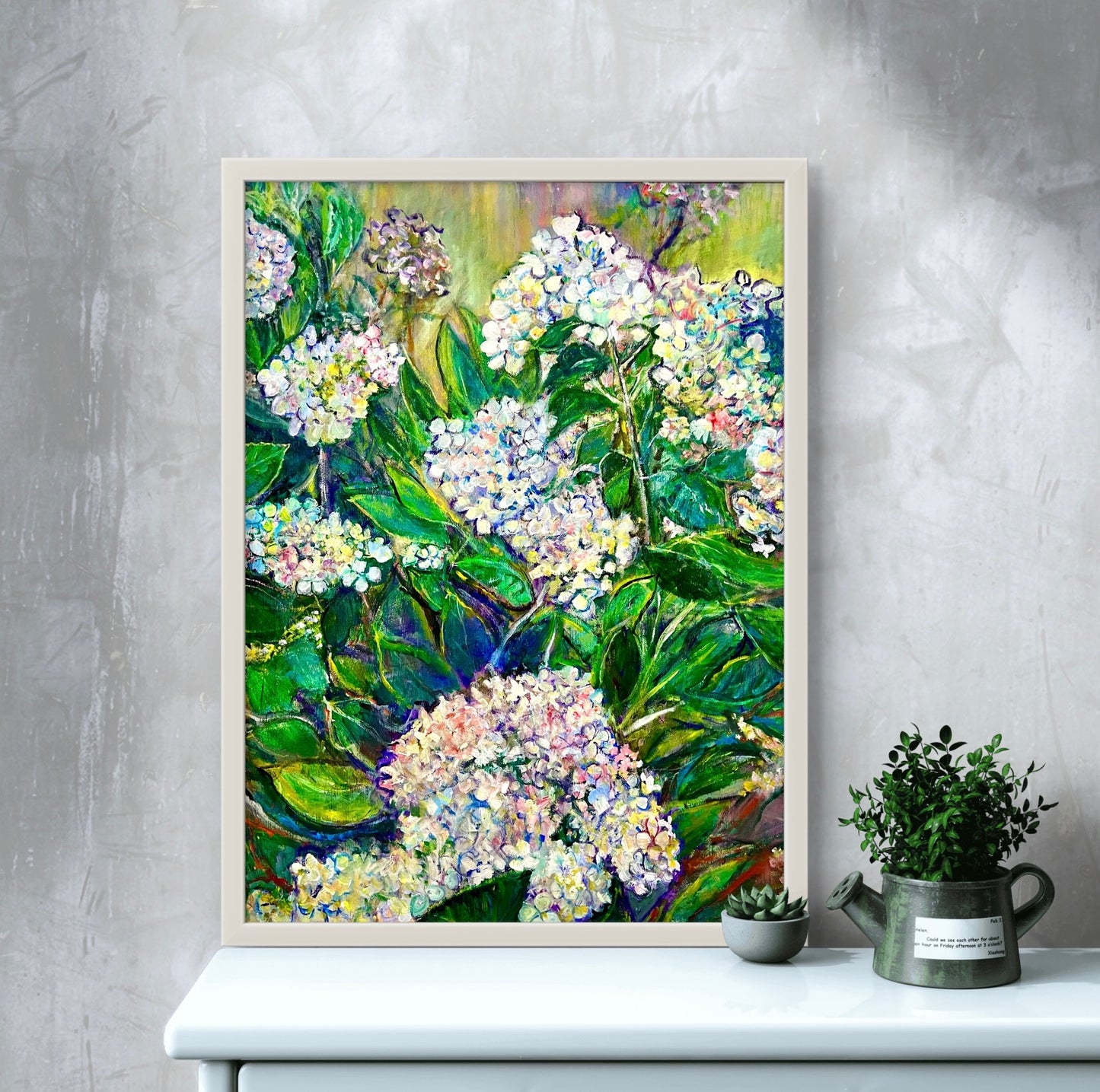 White Hydrangeas