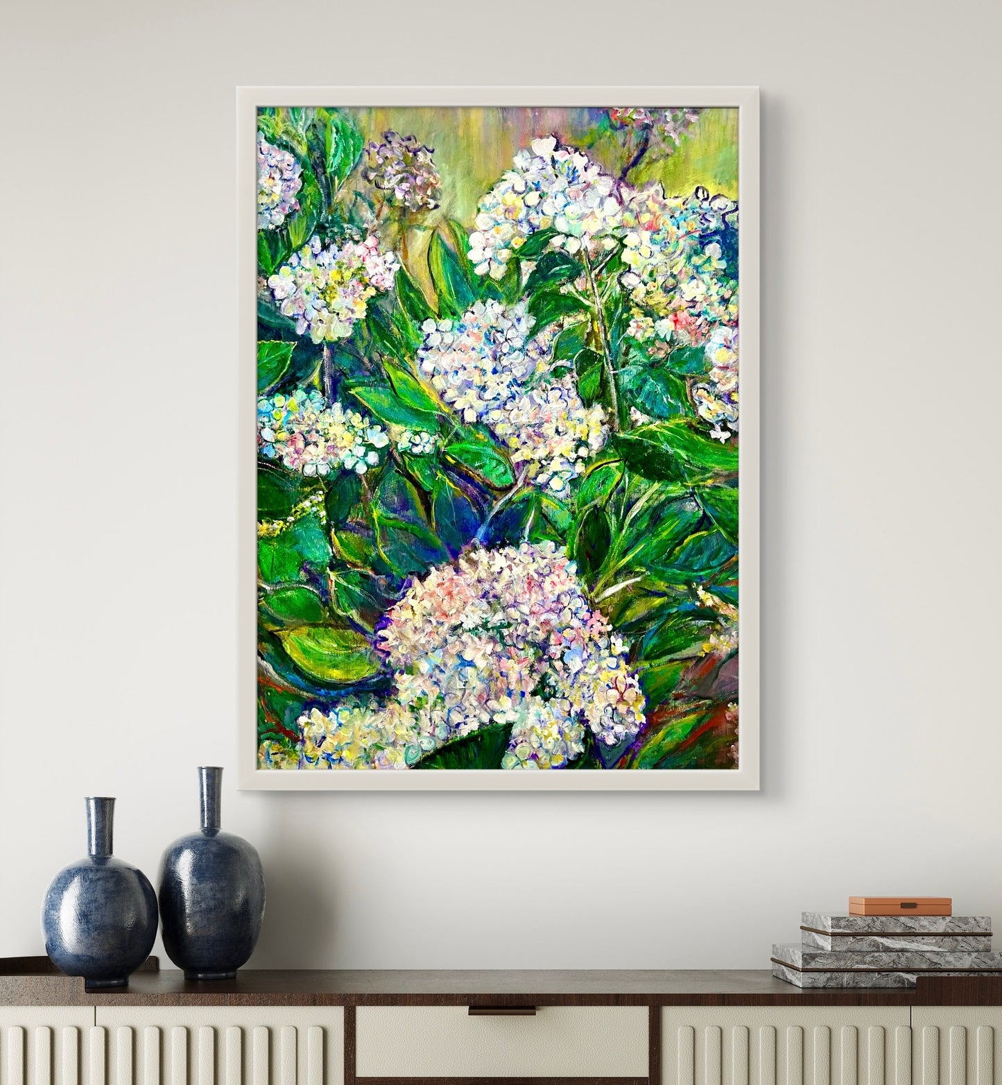 White Hydrangeas