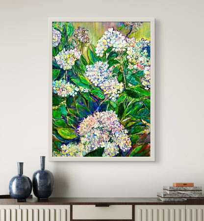 White Hydrangeas