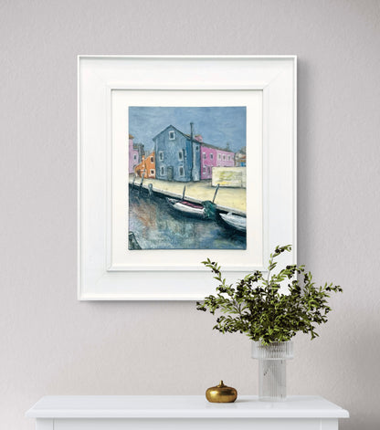 Burano on  a Foggy Day