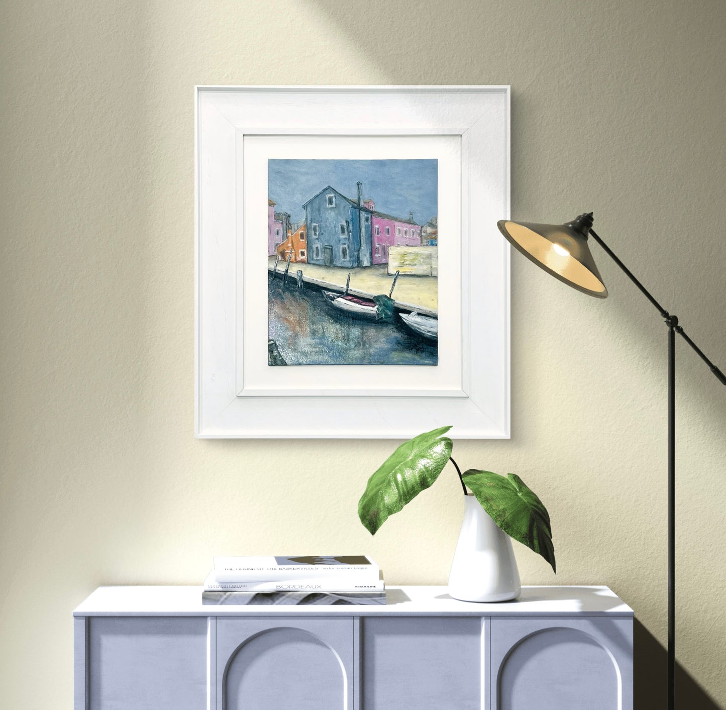 Burano on  a Foggy Day