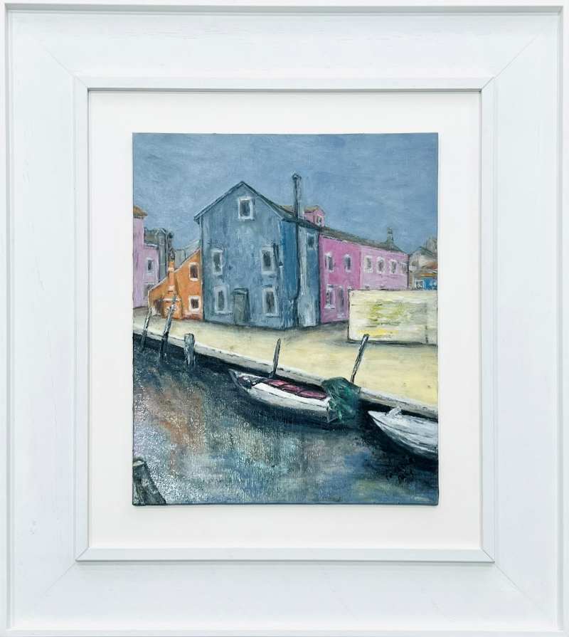 Burano on  a Foggy Day