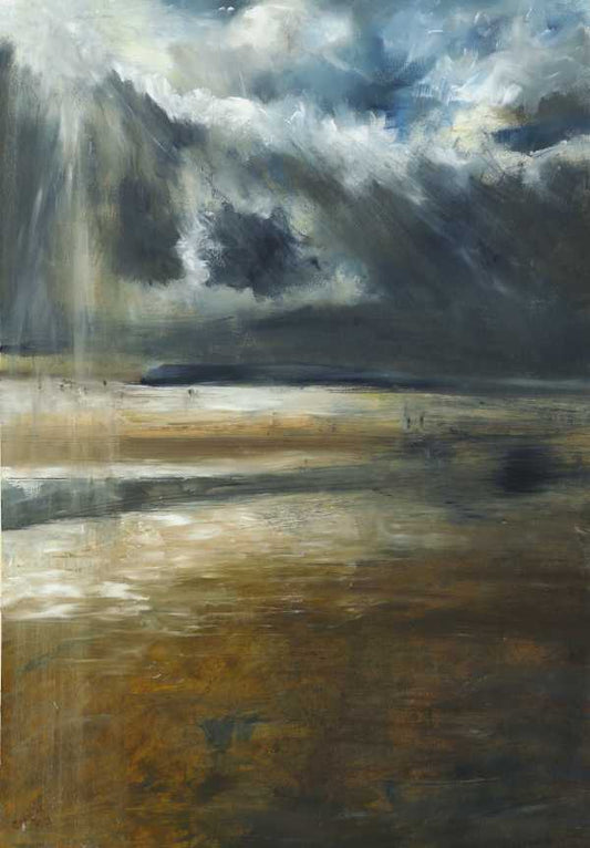 Camber Sands in The Hail