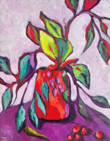 Pink Flower Vase