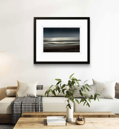 Rye harbour beach in December