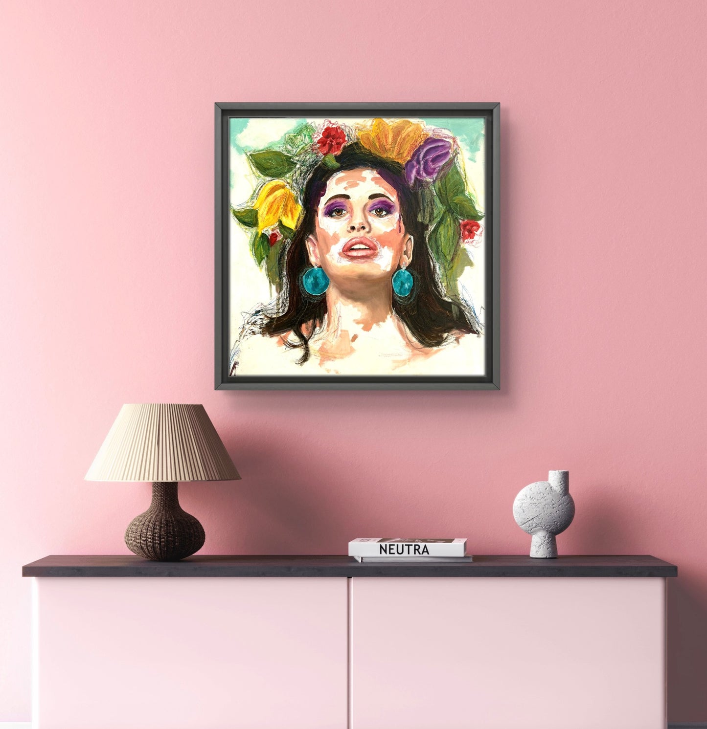 A Flower in her hair