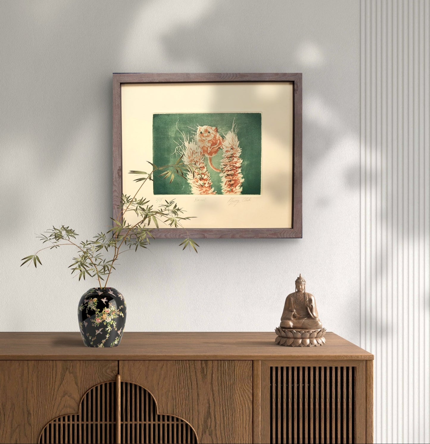Harvest  (Framed Etching)