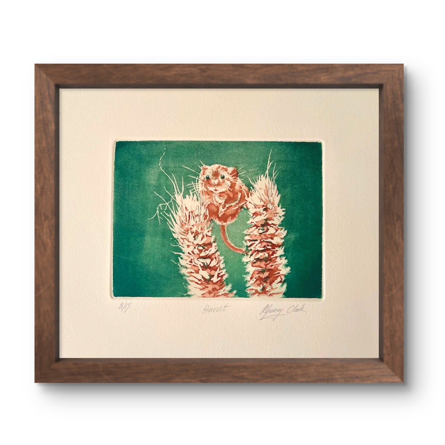 Harvest  (Framed Etching)