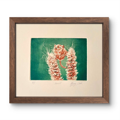 Harvest  (Framed Etching)