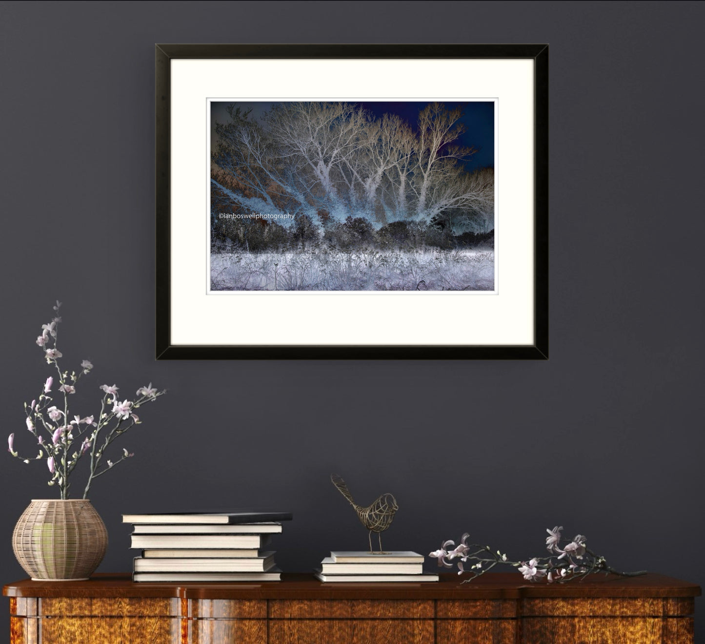 Winter in Marden, Kent (Framed)