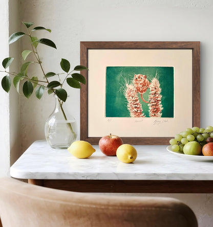 Harvest  (Framed Etching)