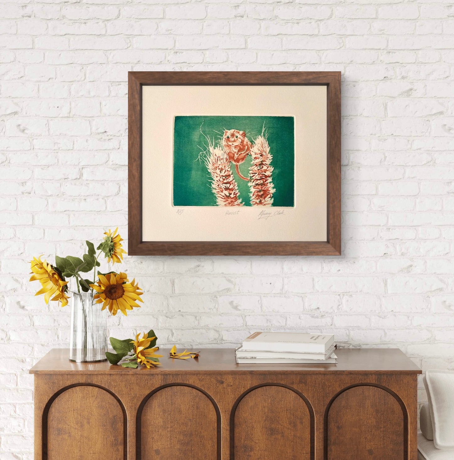 Harvest  (Framed Etching)