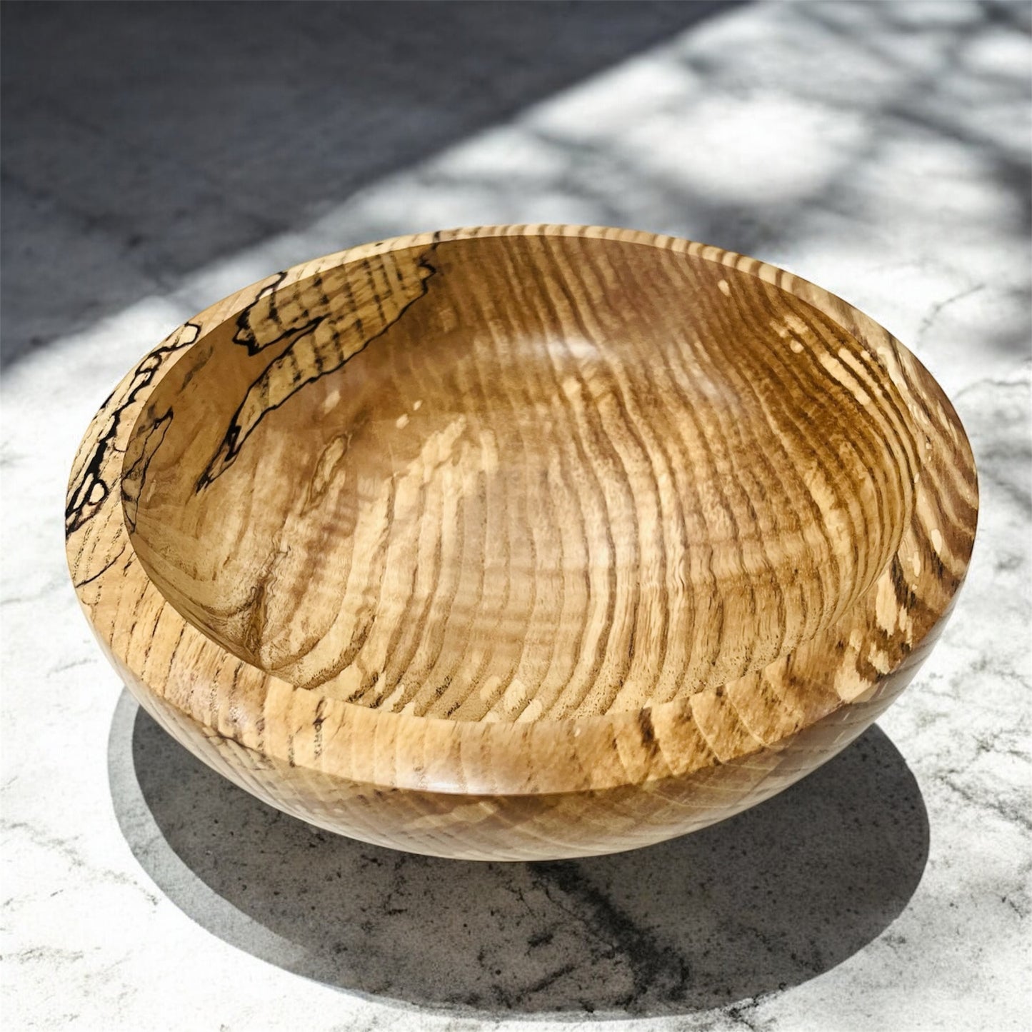 Spalted Ash Wood Bowl