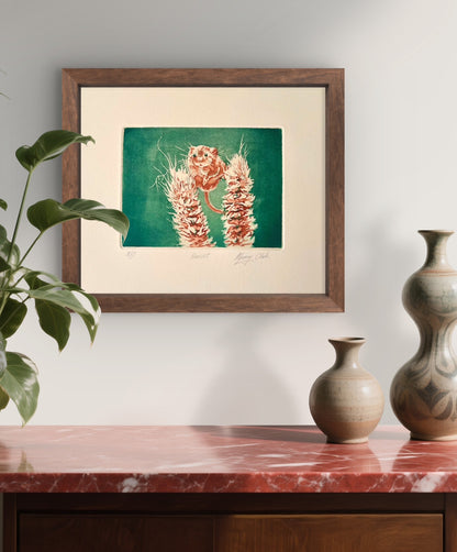 Harvest  (Framed Etching)