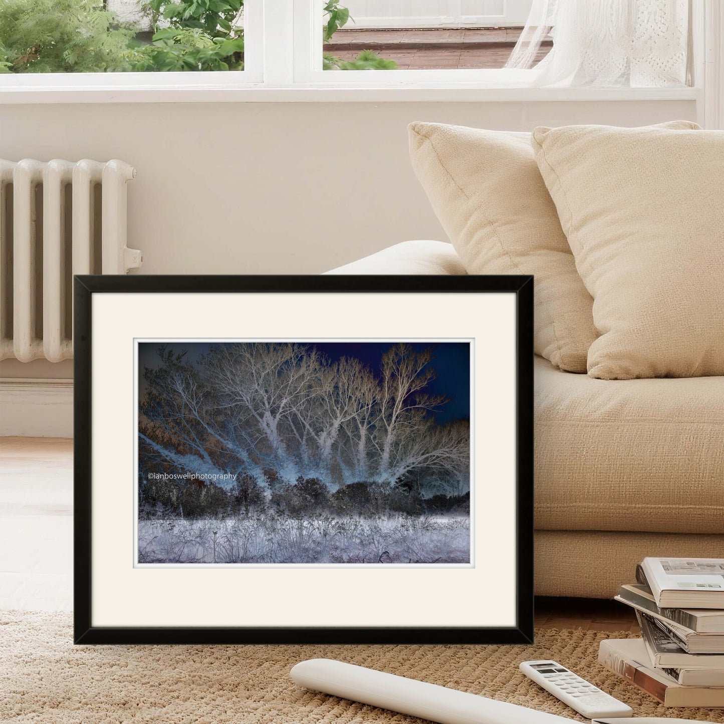 Winter in Marden, Kent (Framed)
