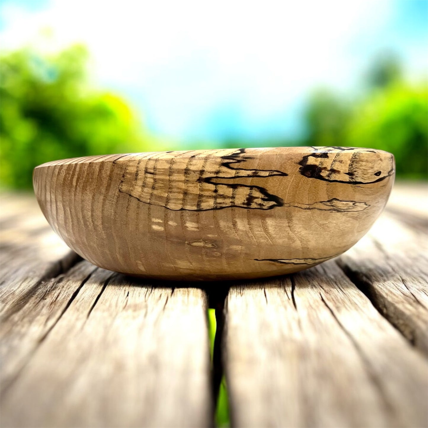 Spalted Ash Wood Bowl