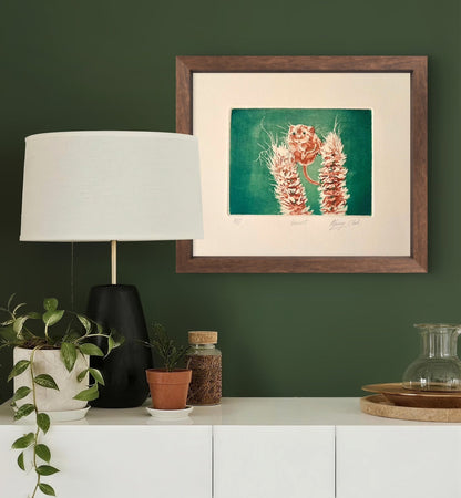 Harvest  (Framed Etching)
