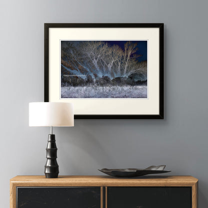 Winter in Marden, Kent (Framed)