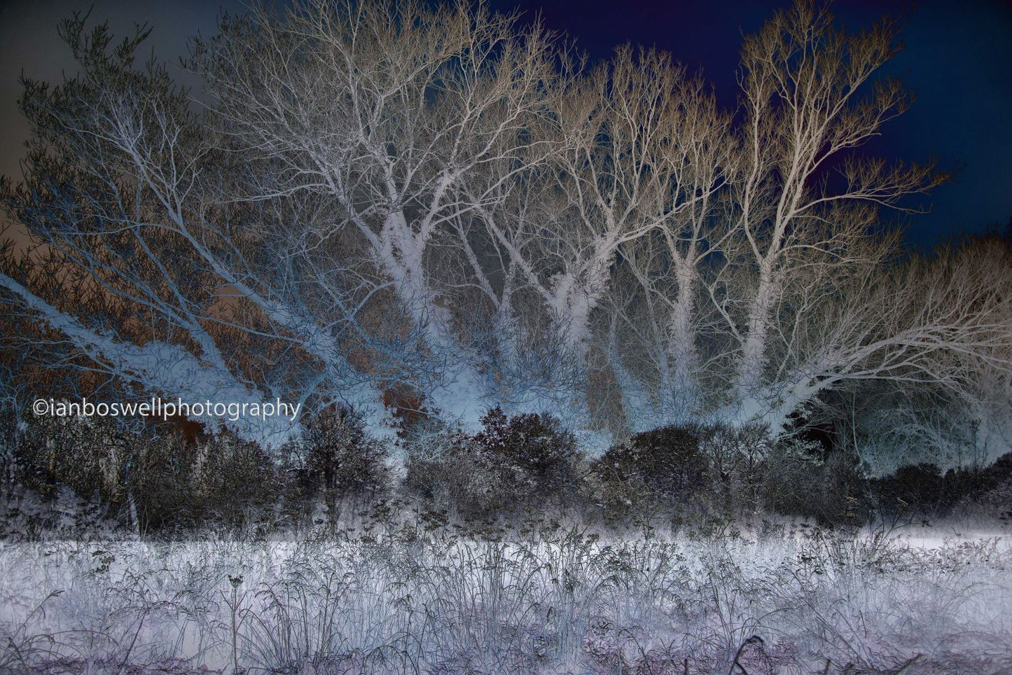 Winter in Marden, Kent (Framed)
