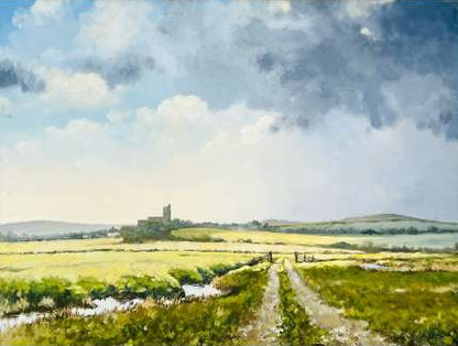 Chalk Church from the Marshes