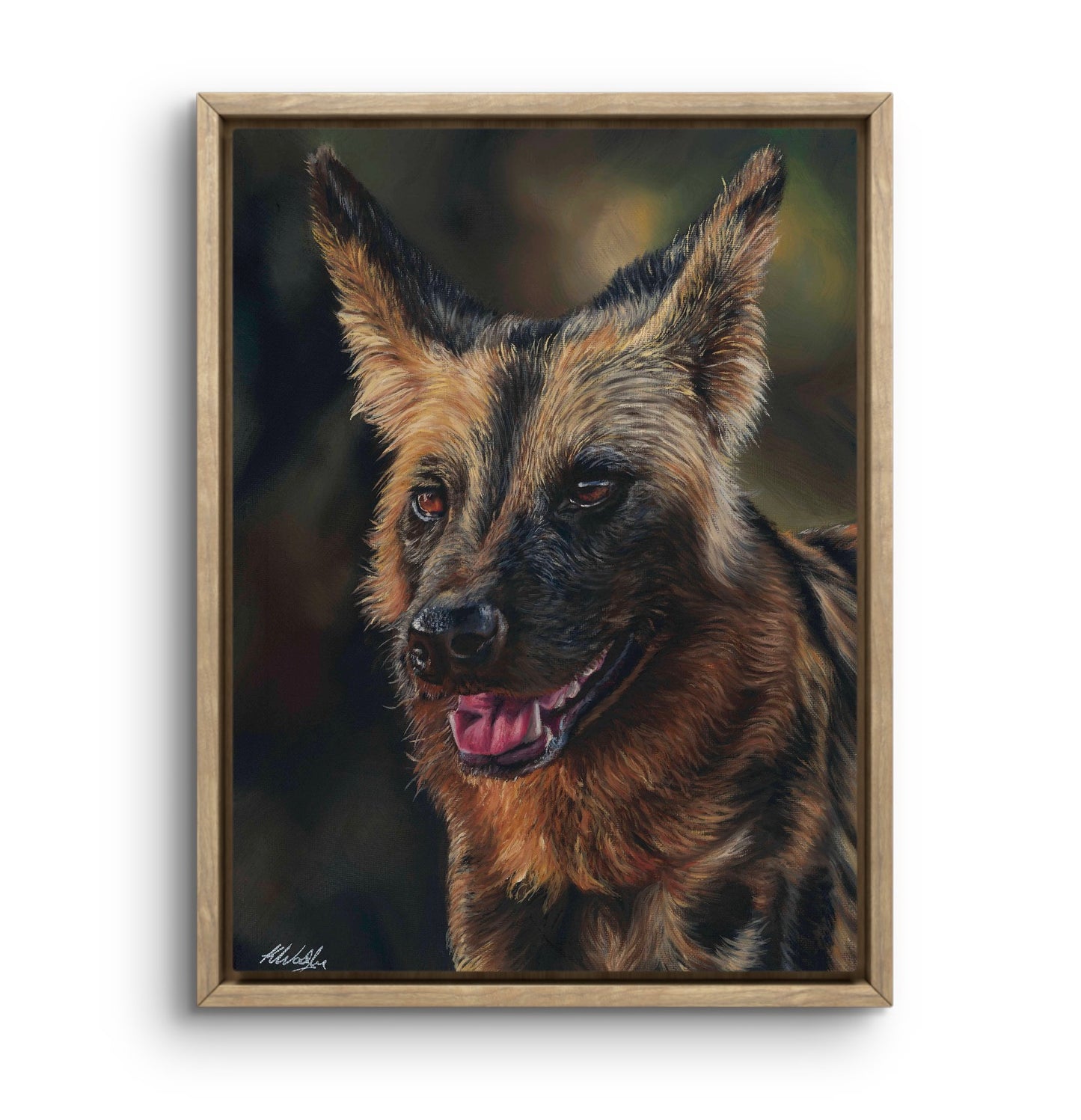 The painted dog