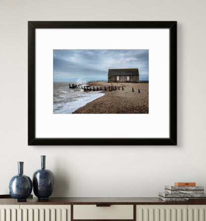 Mary Stanford Lifeboat House, Rye Harbour (framed)