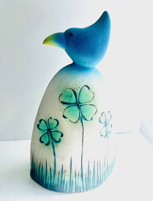 Blue Bird in Clover II