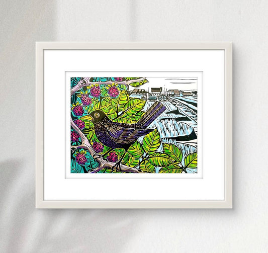 Blackbird and Blackberries