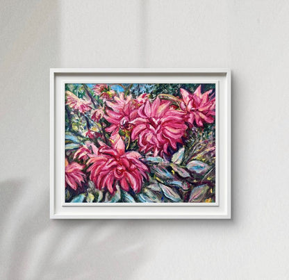 Red Dahlias