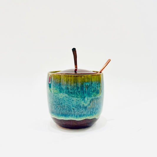 Herb container / Blue and green