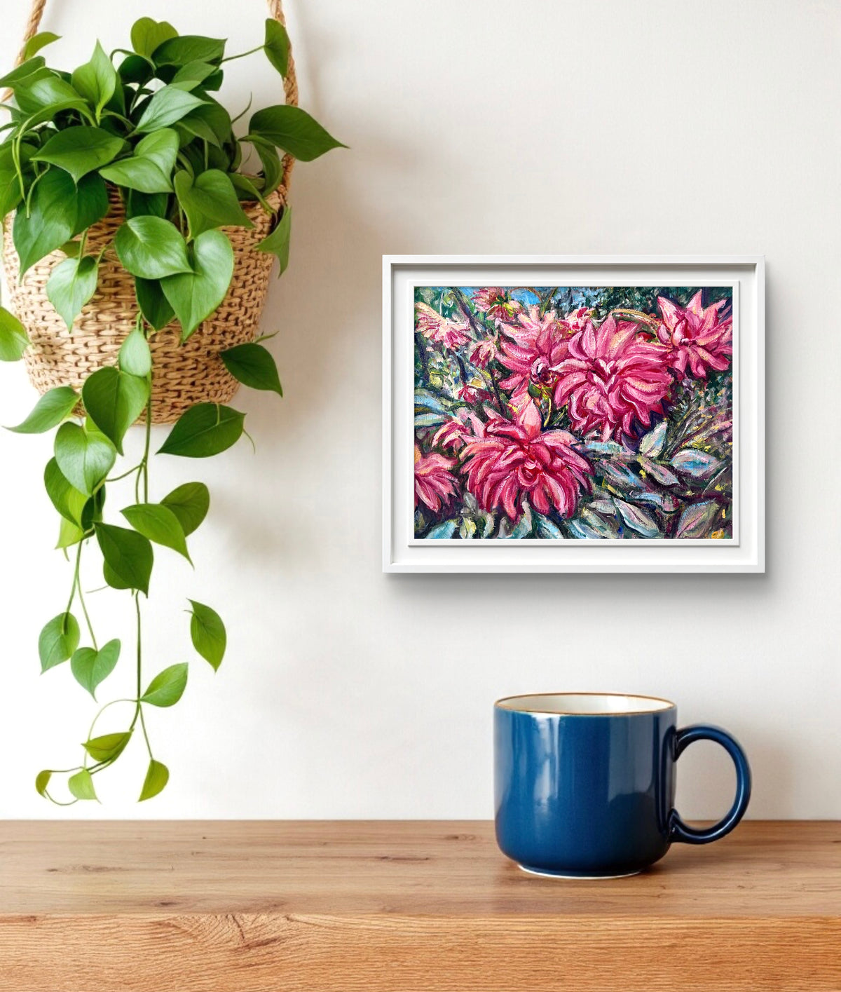 Red Dahlias