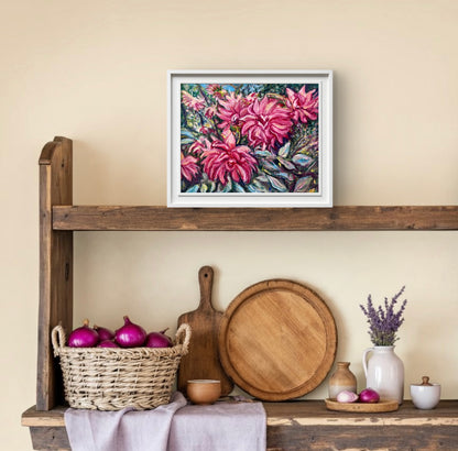 Red Dahlias