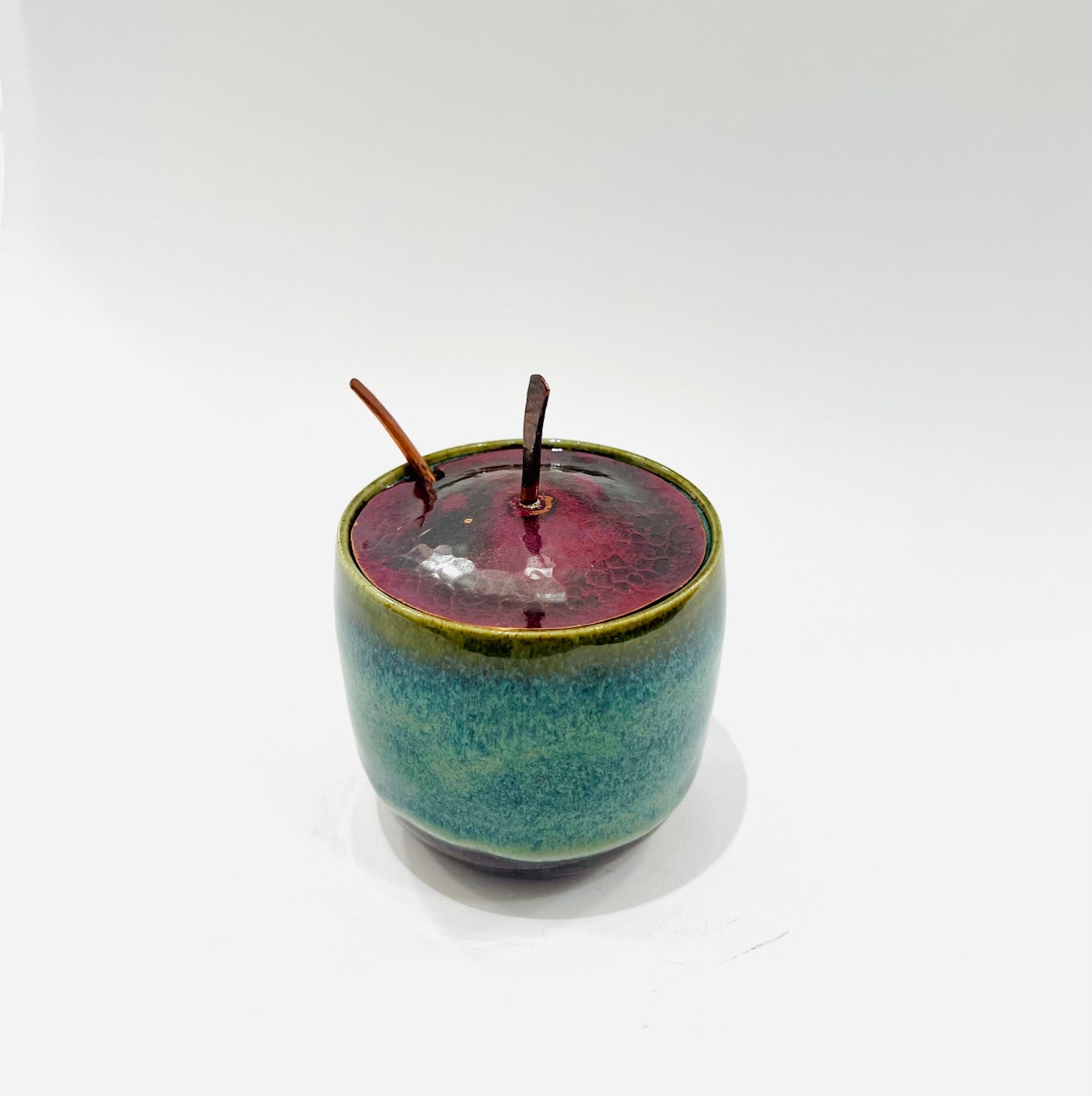 Herb container / Blue and green
