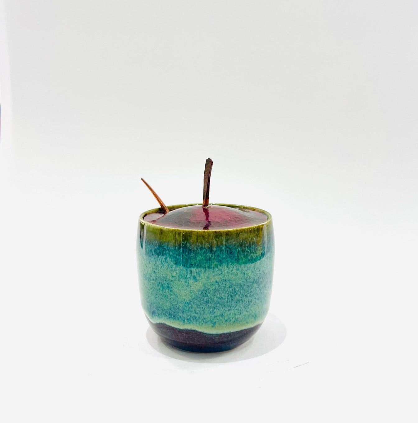 Herb container / Blue and green