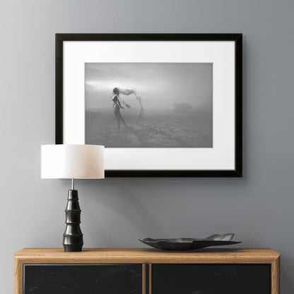 Goddess of Dawn ( B&W)