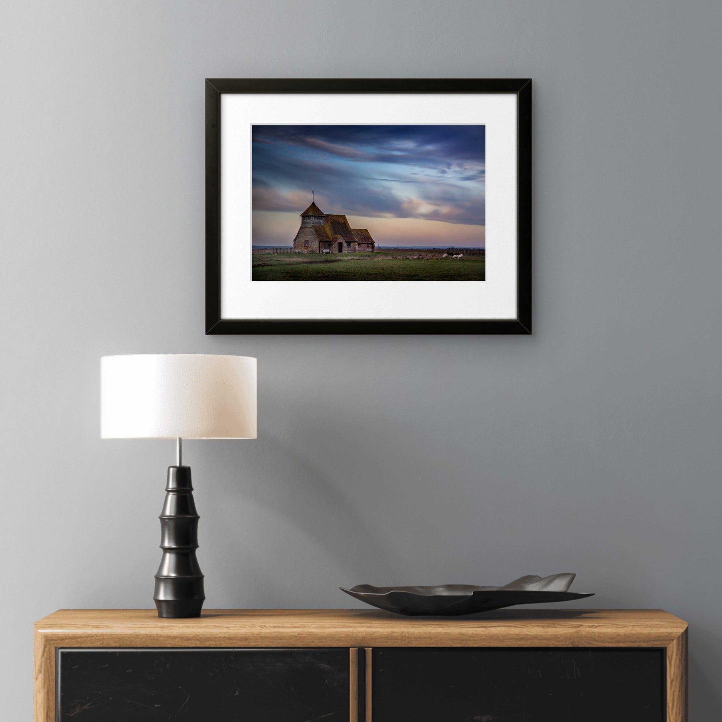 Church of St Thomas Beckett, Romney Marsh (framed)