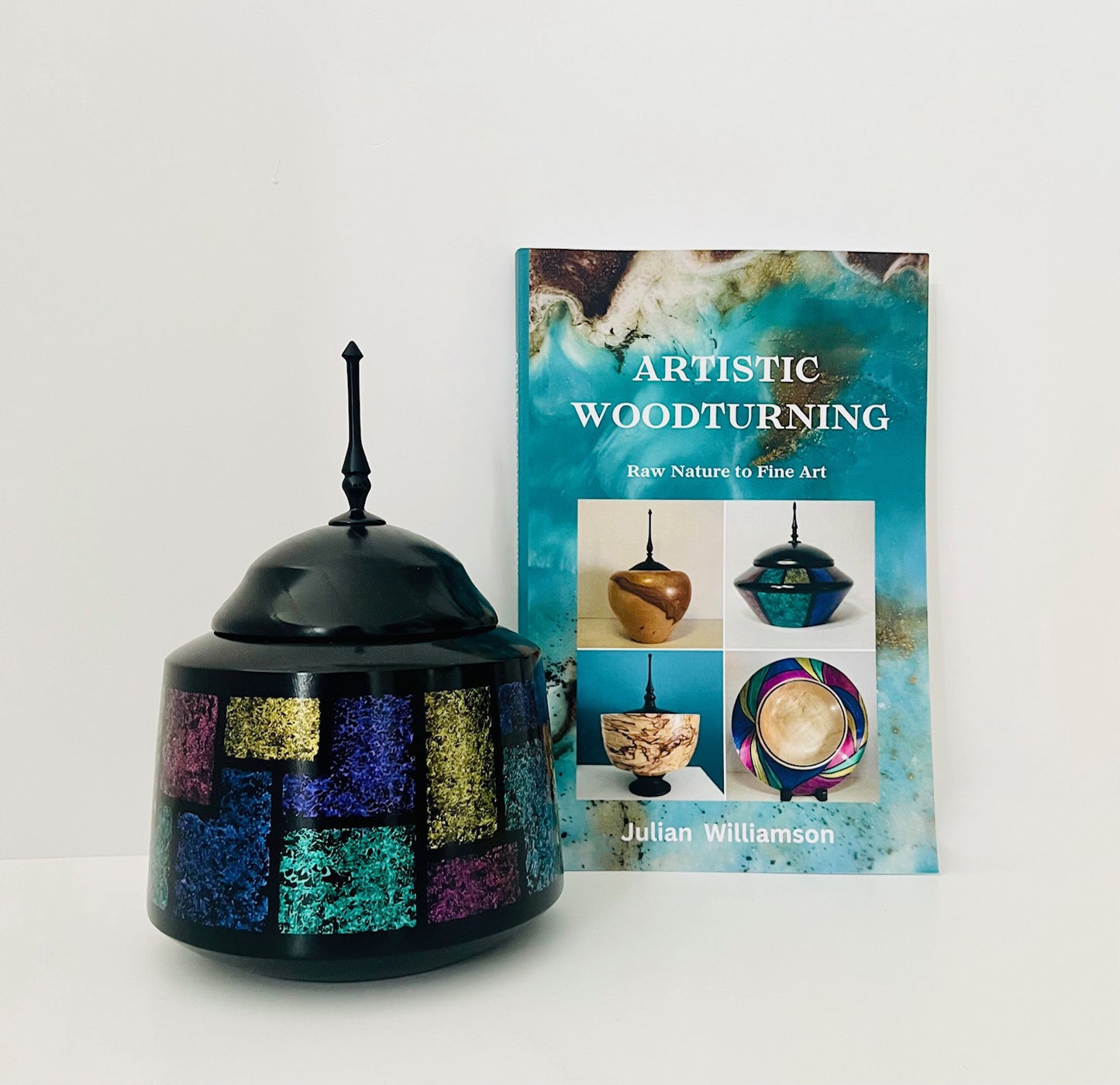 Iridescent Finial Pot