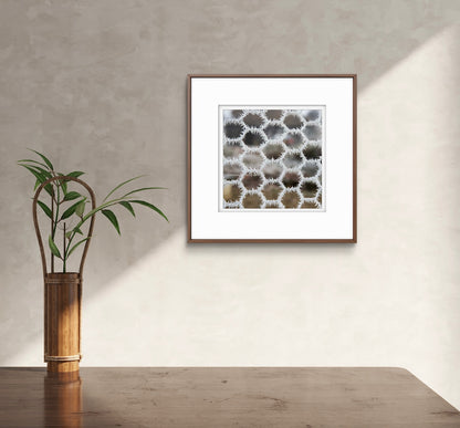 Hoar frost on chicken wire