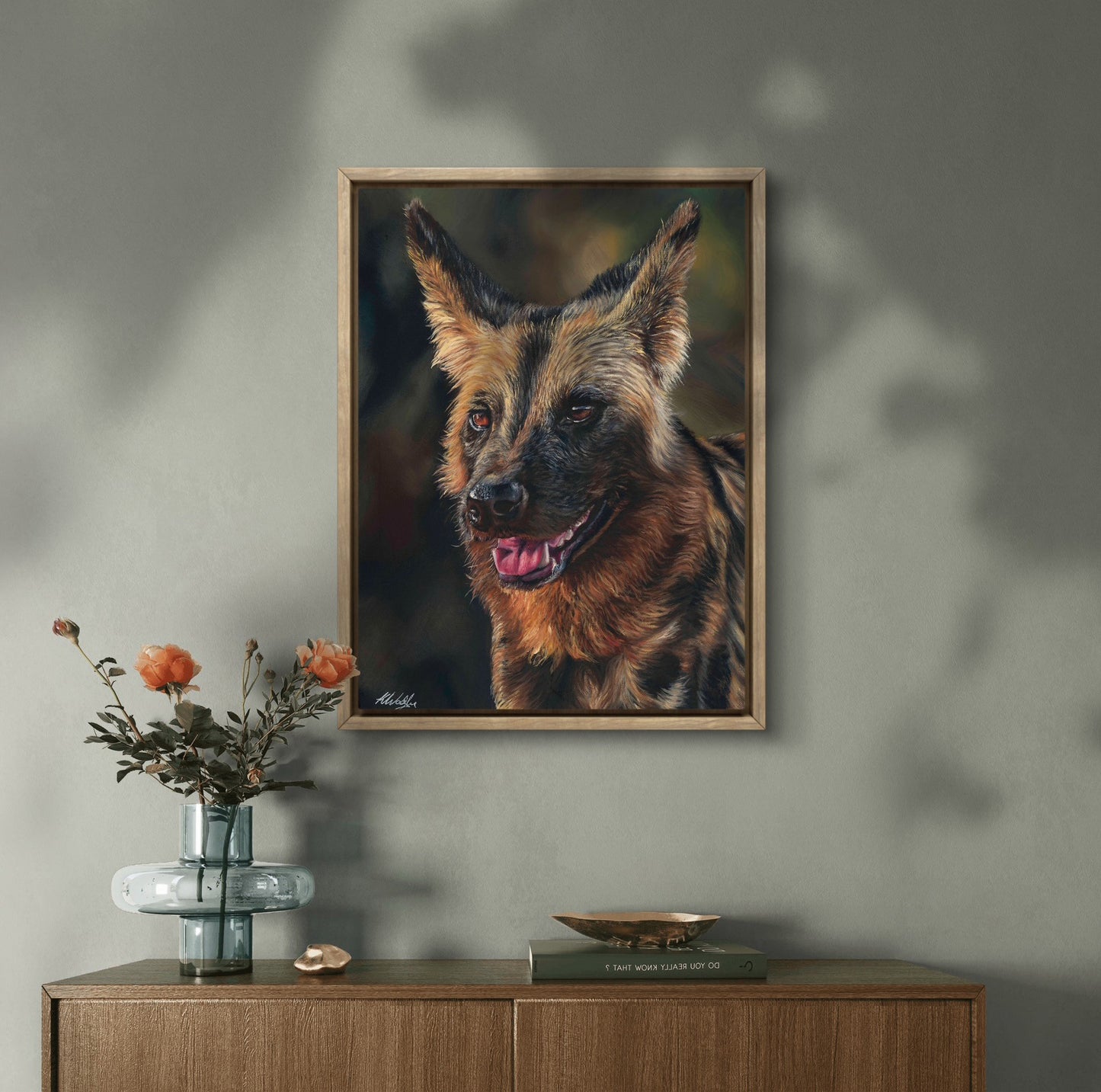 The painted dog
