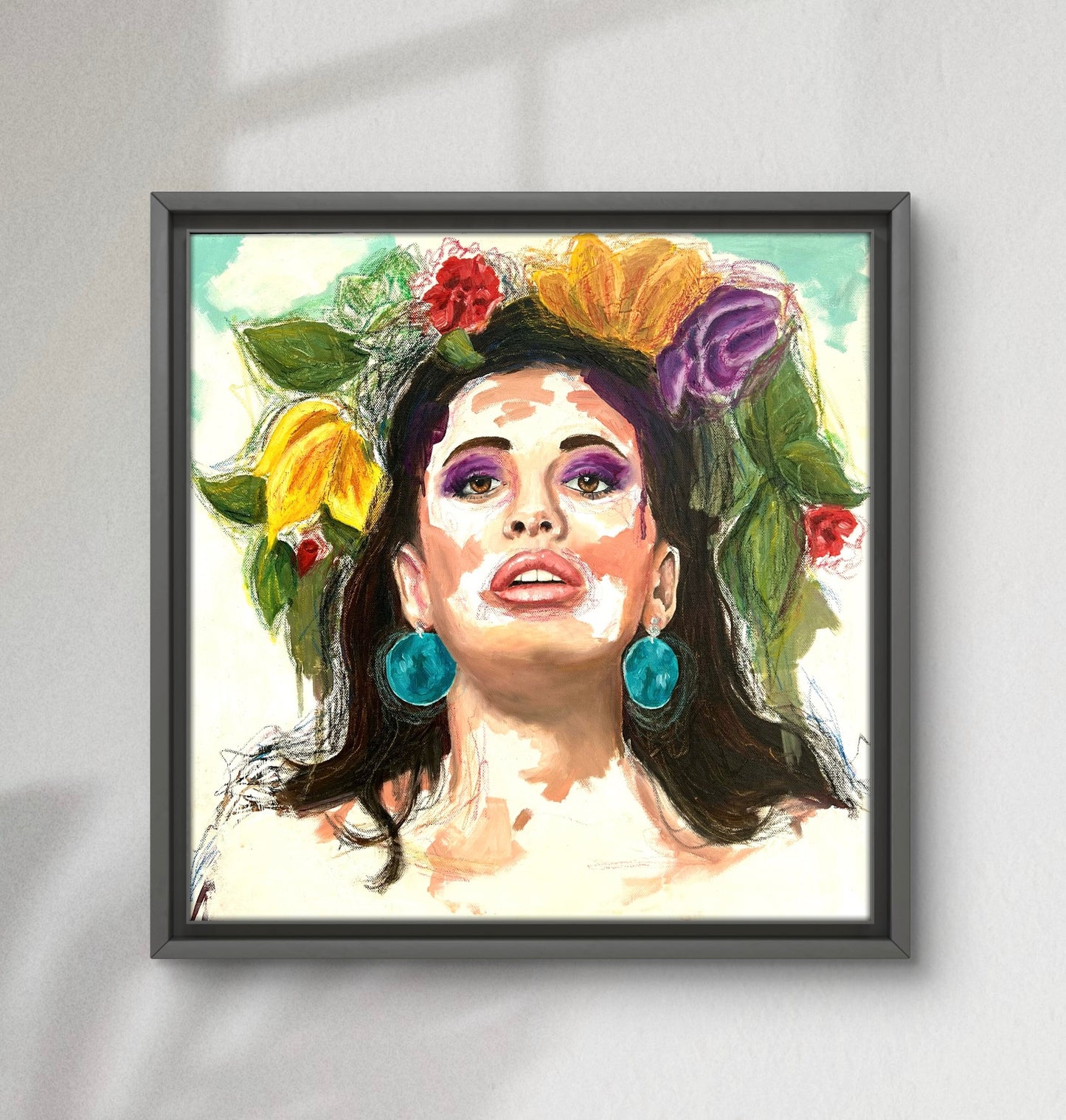 A Flower in her hair