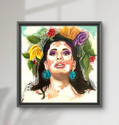 A Flower in her hair